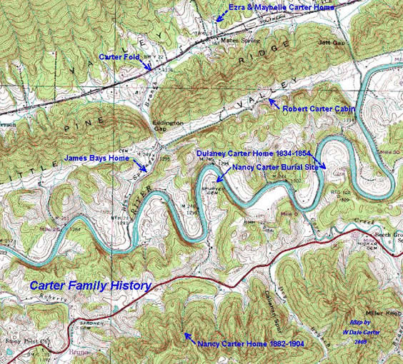 Carter family land