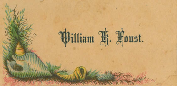 William Foust calling card